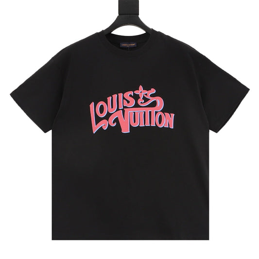 Louis Vuitton Pink-Toned Graffiti 3D T-Shirt