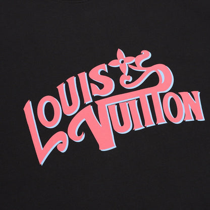 Louis Vuitton Pink-Toned Graffiti 3D T-Shirt