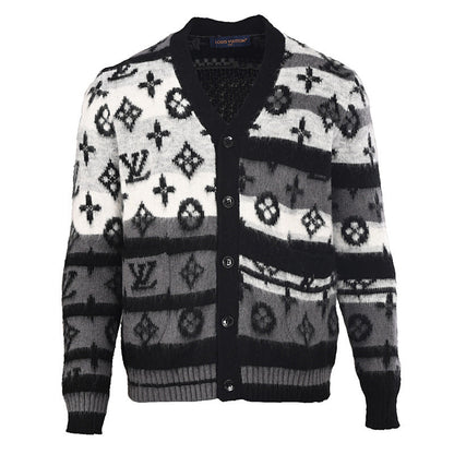 Louis Vuitton Monogram Jacquard Cotton Sweatshirt – Tonal Luxury Streetwear