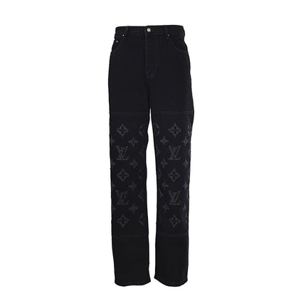Louis Vuitton High-Waisted Straight-Leg Denim Trousers