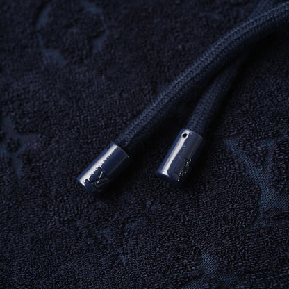 Louis Vuitton Monogram Terry Zip Hoodie — Navy